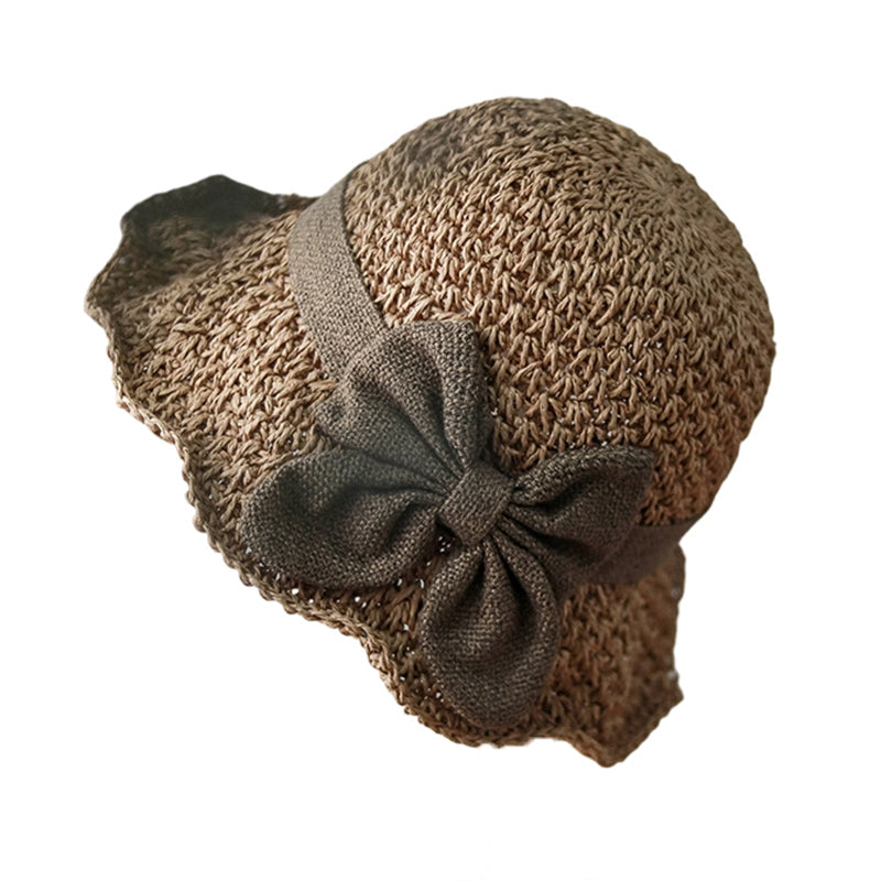⏳Limited-time 50% off⏰Elegant Woven Straw Sun Hat with Bow👒