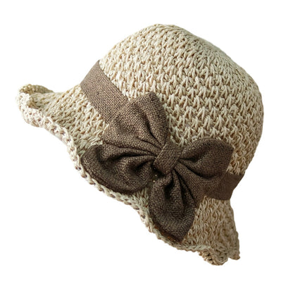 ⏳Limited-time 50% off⏰Elegant Woven Straw Sun Hat with Bow👒