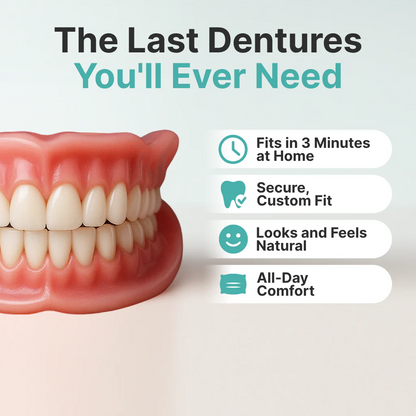 🌎Ends Today: 70% OFF! ⏰LUMIVO® Medical Full Denture with Strong Suctiond🦷Obtain American Dental Association (ADA) Certification